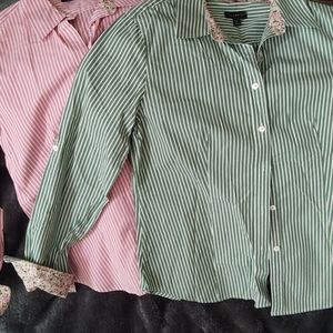 Set Talbot Striped & Floral Button up